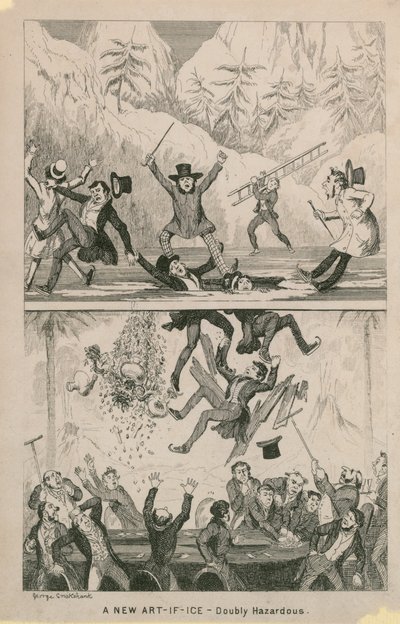 Un nouvel artifice - doublement dangereux - George Cruikshank