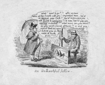 Un ingrat, 1829 - George Cruikshank