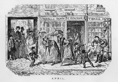 Avril (gravure) - George Cruikshank