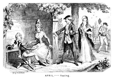 Avril - Plaisanterie, c1839 - George Cruikshank