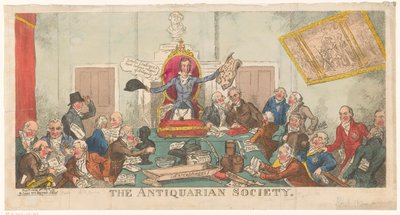 Versammlung der Society of Antiquaries - George Cruikshank