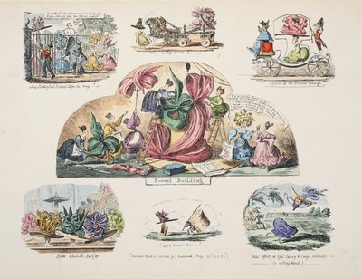 Bonnet Building, pub. 1828 - George Cruikshank