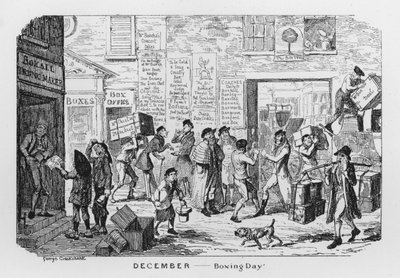 Le lendemain de Noël - George Cruikshank