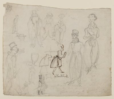 Études de caractères - George Cruikshank