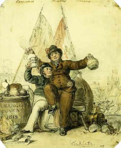 Concord fait serveur - George Cruikshank