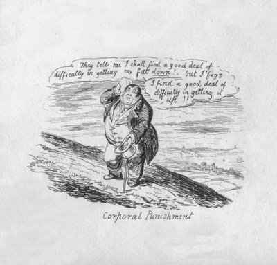 Châtiment corporel, 1829 - George Cruikshank