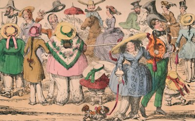Exposition de Bloomers de Cruikshanks à Hyde Park, 1852, vers 1870 - George Cruikshank