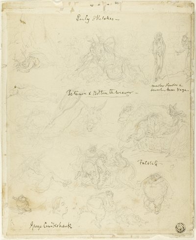 Premières esquisses pour Falstaff, Le Songe d