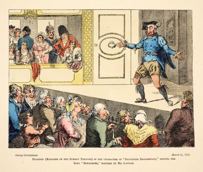 Elliston (Directeur du Théâtre de Surrey) dans le rôle de 