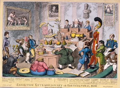 Exposition à la Royal Horticultural Society, Londres - George Cruikshank