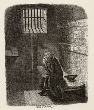 Fagin dans la cellule des condamnés, de 