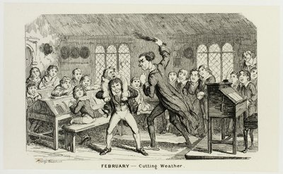 Février - Cutting Weather from George Cruikshank