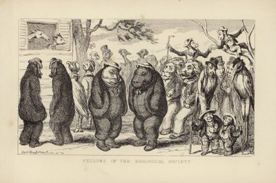 Membres de la Société zoologique - George Cruikshank