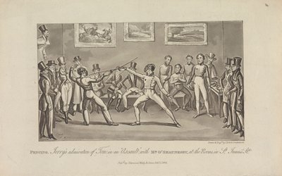 Escrime - George Cruikshank
