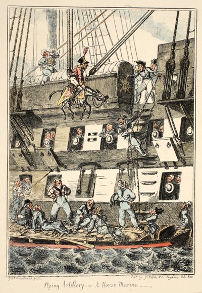 Artillerie volante ou un marin à cheval, de l