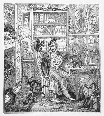 Frontispice pour Cruikshank at Home (gravure) - George Cruikshank