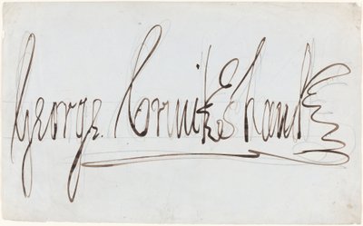 George Cruikshank (signature décorative) - George Cruikshank