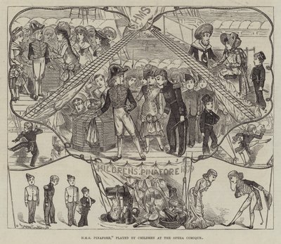 HMS Pinafore, joué par des enfants à l