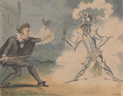 Hamlet et le fantôme - George Cruikshank