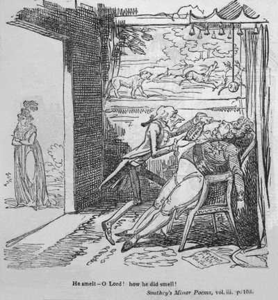 Il sentait - Ô Seigneur ! Comme il sentait !, vers 1820 - George Cruikshank