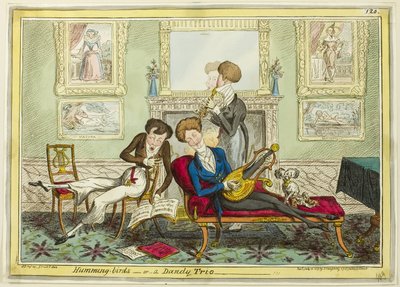 Humming Birds, ou un trio dandy - George Cruikshank