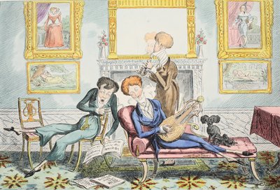 Colibris ou Un Trio Dandy, pub. 1835 - George Cruikshank