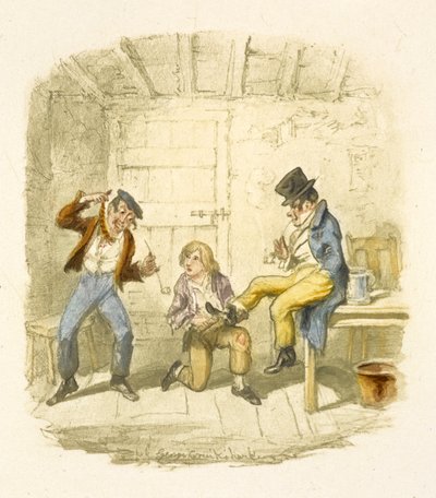 Illustration pour "Oliver Twist" - George Cruikshank