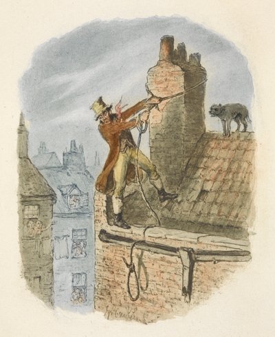 Illustration pour "Oliver Twist" - George Cruikshank