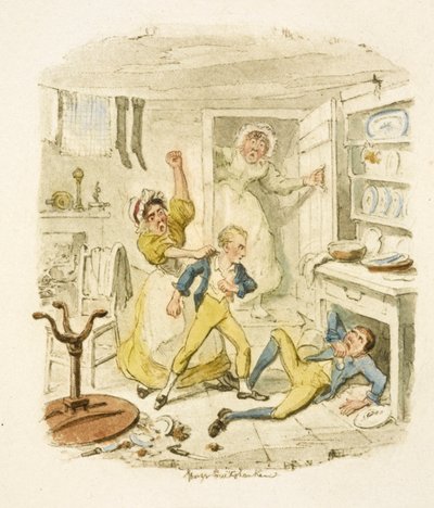 Illustration pour "Oliver Twist" - George Cruikshank