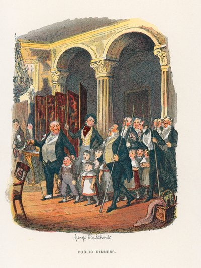 Illustration pour Esquisses de Boz - George Cruikshank