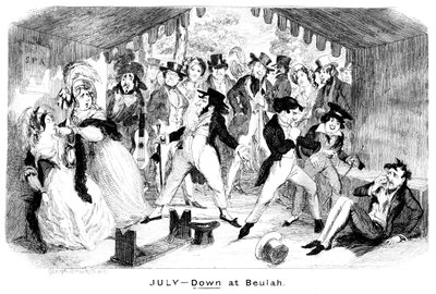 Juillet - En bas à Beulah, vers les années 1840 - George Cruikshank