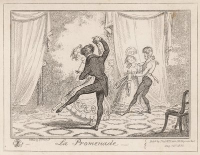 La Promenade - George Cruikshank