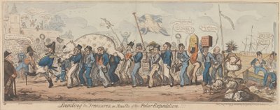 Débarquement des trésors, ou résultats de l