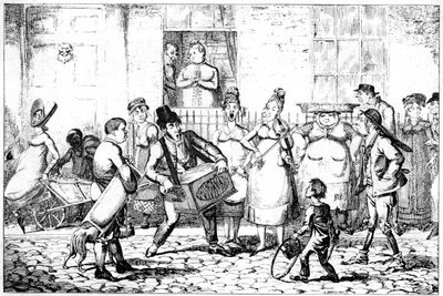 Les Savoyards, 1818 - George Cruikshank