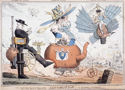 Locomotion, Londres, vers 1820 - George Cruikshank