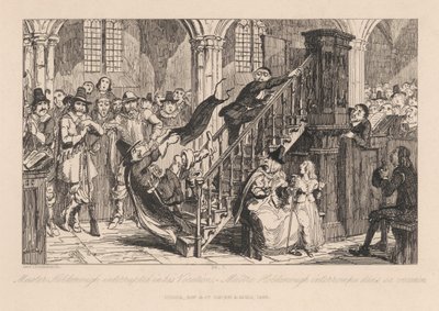 Maître Holdenough interrompu dans sa vocation - George Cruikshank