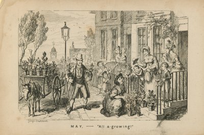 Mai - tout en croissance - George Cruikshank