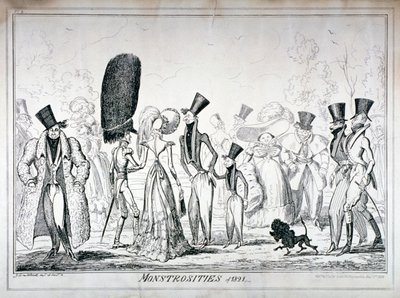 Monstruosités de 1821, 1835 - George Cruikshank