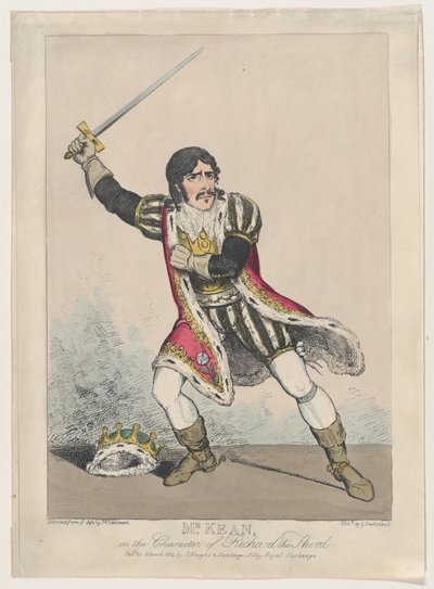 M. Kean dans le rôle de Richard III - George Cruikshank