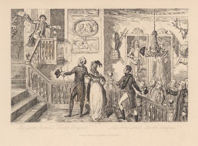 Mes bons amis, « favete linguis » - George Cruikshank