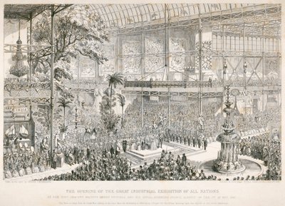 Ouverture de la Grande Exposition, Crystal Palace, Hyde Park, Londres, 1851 - George Cruikshank
