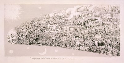Événements passants, ou la queue de la comète de 1853 - George Cruikshank