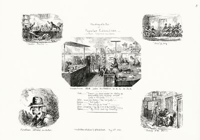 Plaidoyer au barreau, ou Éducation populaire - George Cruikshank