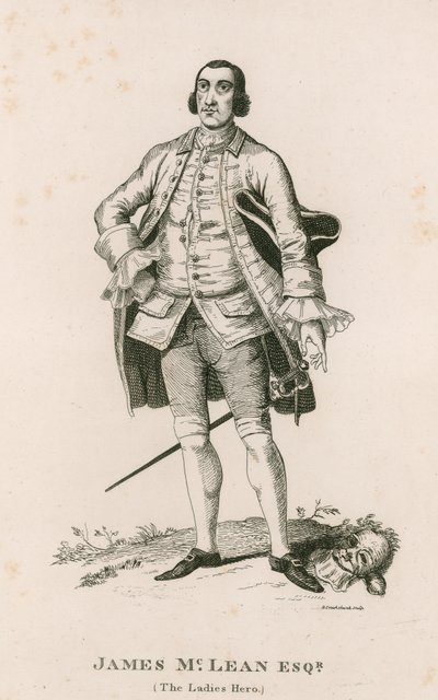 Portrait de James McLean (Le Héros des Dames) - George Cruikshank