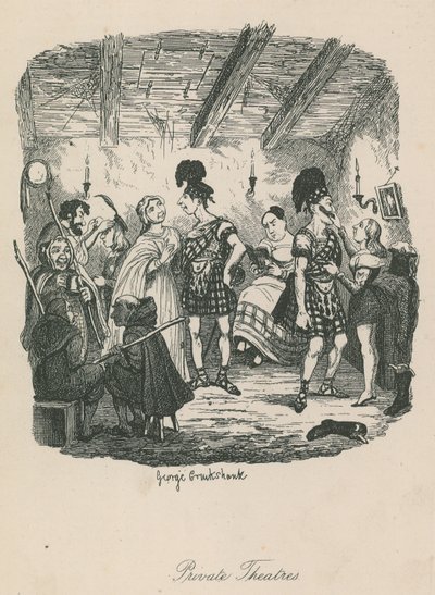Théâtres privés - George Cruikshank