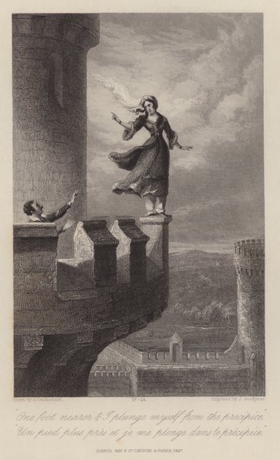 Rebecca et le Templier - George Cruikshank