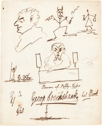 Croquis satiriques - George Cruikshank