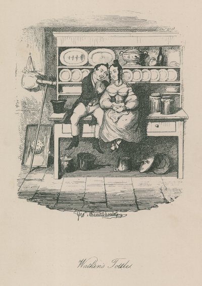 Scène de la vie londonienne : Watkins Tottles - George Cruikshank