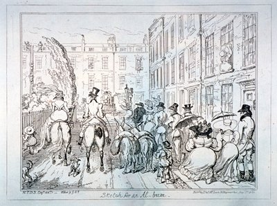 Esquisse pour un album, 1835 - George Cruikshank