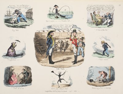 Le mouchard, pub. 1832 (gravure en couleur) - George Cruikshank